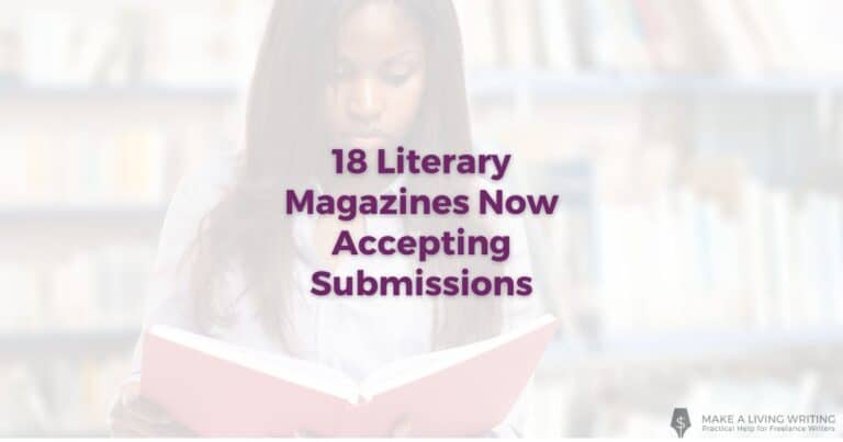 18 Literary Magazines Accepting Submissions in 2024