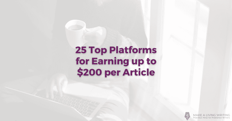 Get Paid to Write: 25 Top Platforms for Earning up to $200 per Article