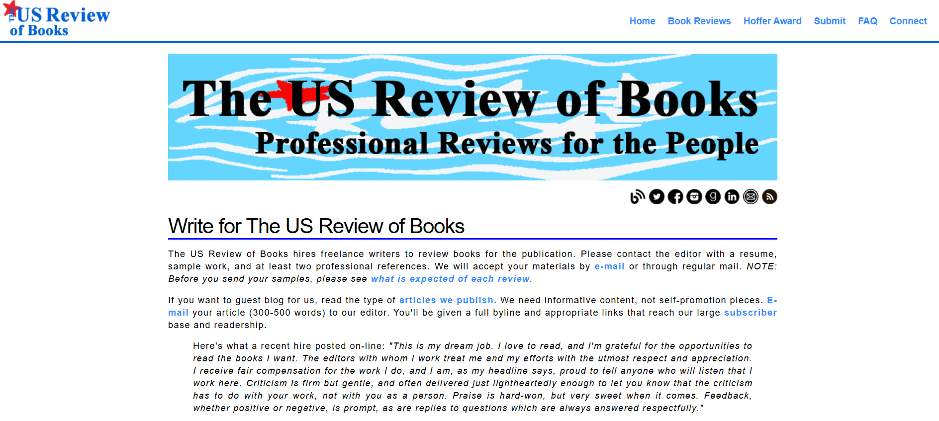 The US Review of Books