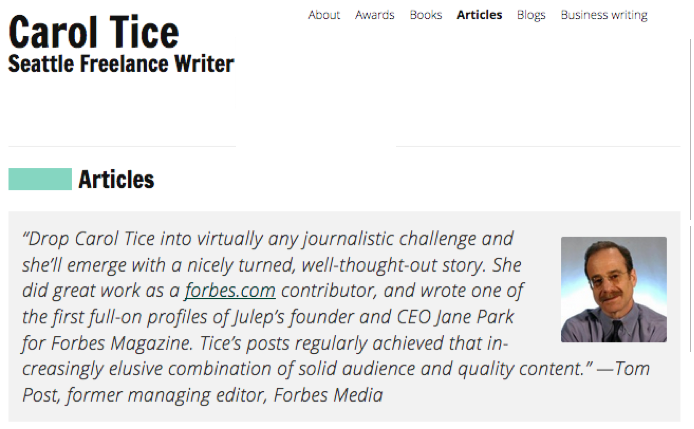 LinkedIn profile tips for freelancers - recommendations